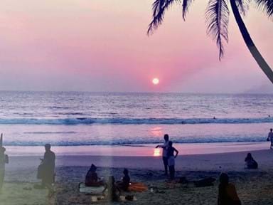 A Kerala sunset he will never forget.