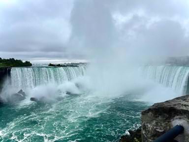 The raging Niagara - there’s nothing quite like the fresh spray of the falls!