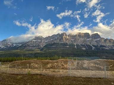 No napping on the coach trip from Banff to Jasper - you don’t want to miss any of these views!
