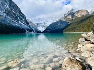 One of Canada’s most famous beauty spots: Lake Louise.