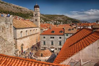 The uniquely historic walled city of Dubrovnik, Croatia.