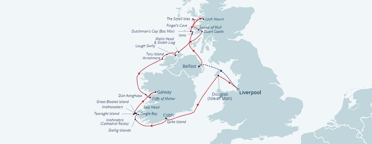 british isles cruise april 2023