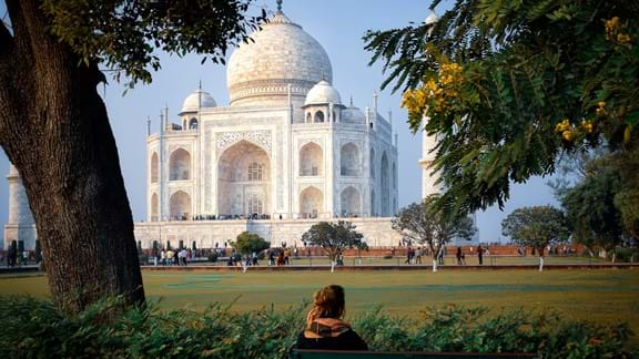 Taj Mahal gardens
