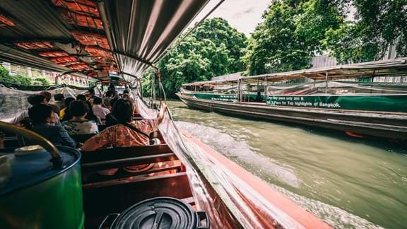 Enjoy a traditional boat ride