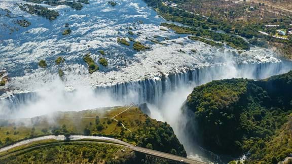See Victoria Falls by helicopter