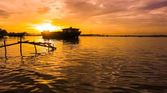 Enjoy a cruise on the Mekong